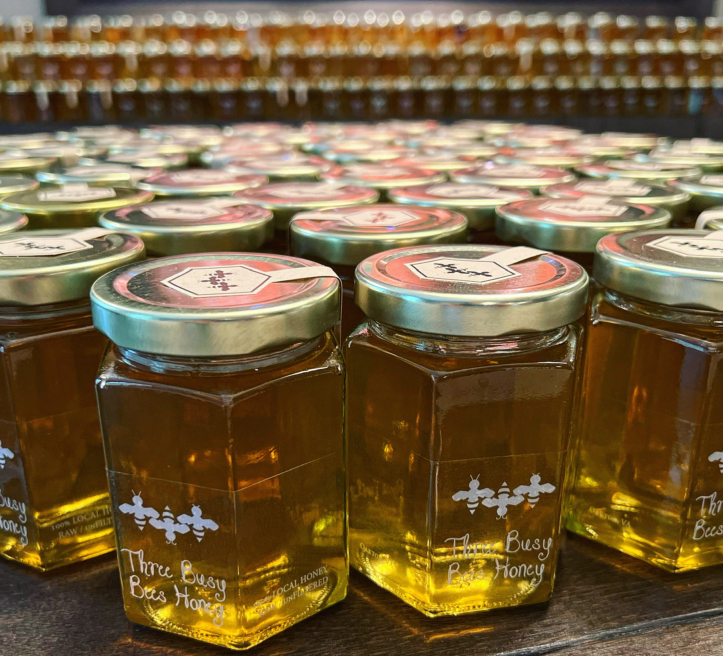 Raw Organic Local Honey - 6 oz.