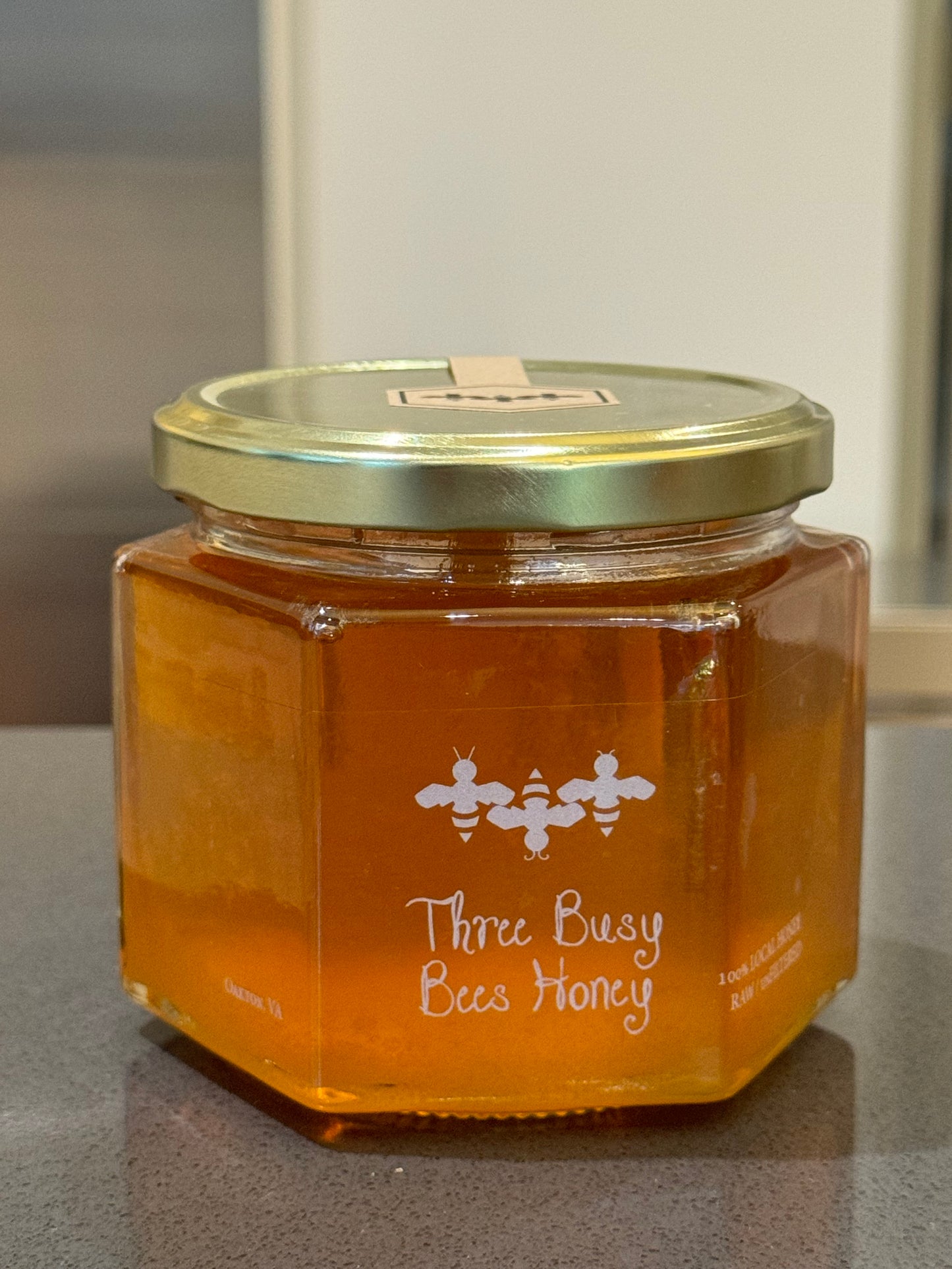 Raw Organic Local Honey - 12 oz.